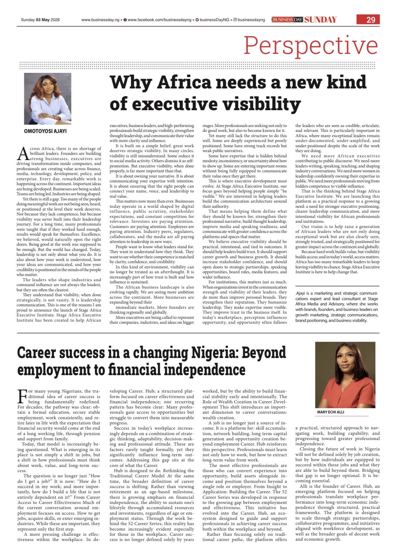 Why Africa needs a new kind of executive visibility